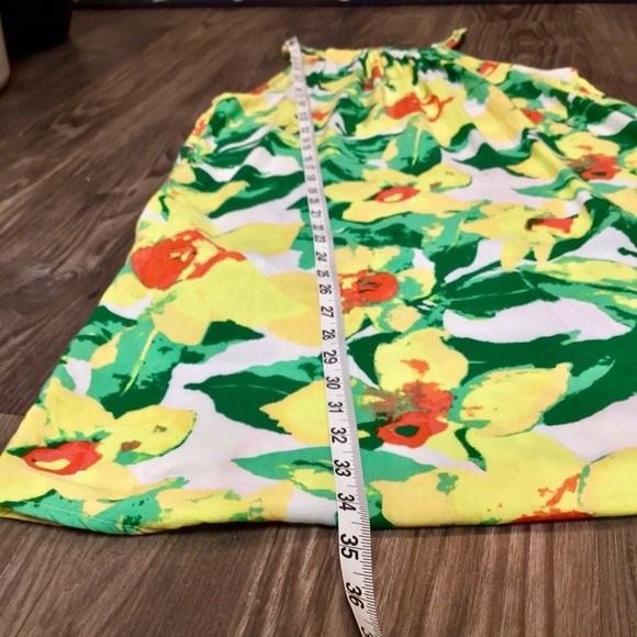 Floral Halter Shift Dress with Pockets - Small - Picture 4 of 8